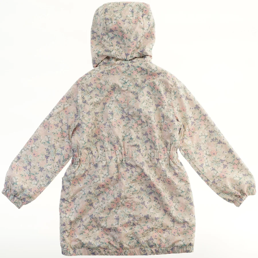 Blomstret jakke med hætte fra Logg h&m (str. 122)