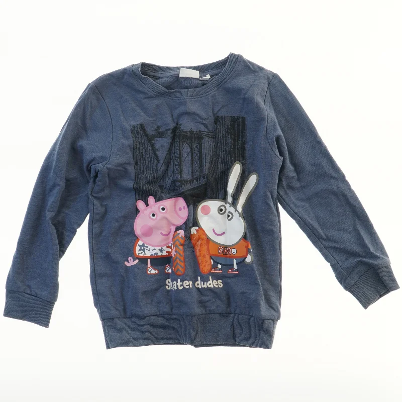 Børne sweatshirt med skater motiv fra Name It (str. 104)