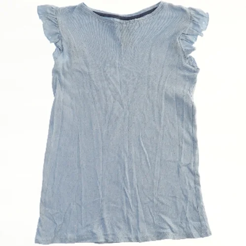 Lyseblå kjole med flæseærmer fra H&M (str. 122)