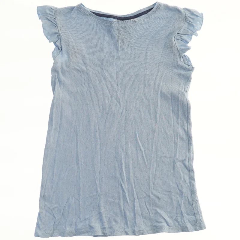 Lyseblå kjole med flæseærmer fra H&M (str. 122)