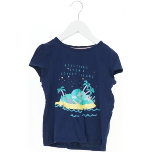 Blå T-shirt med print fra Little Kids (str. 122)