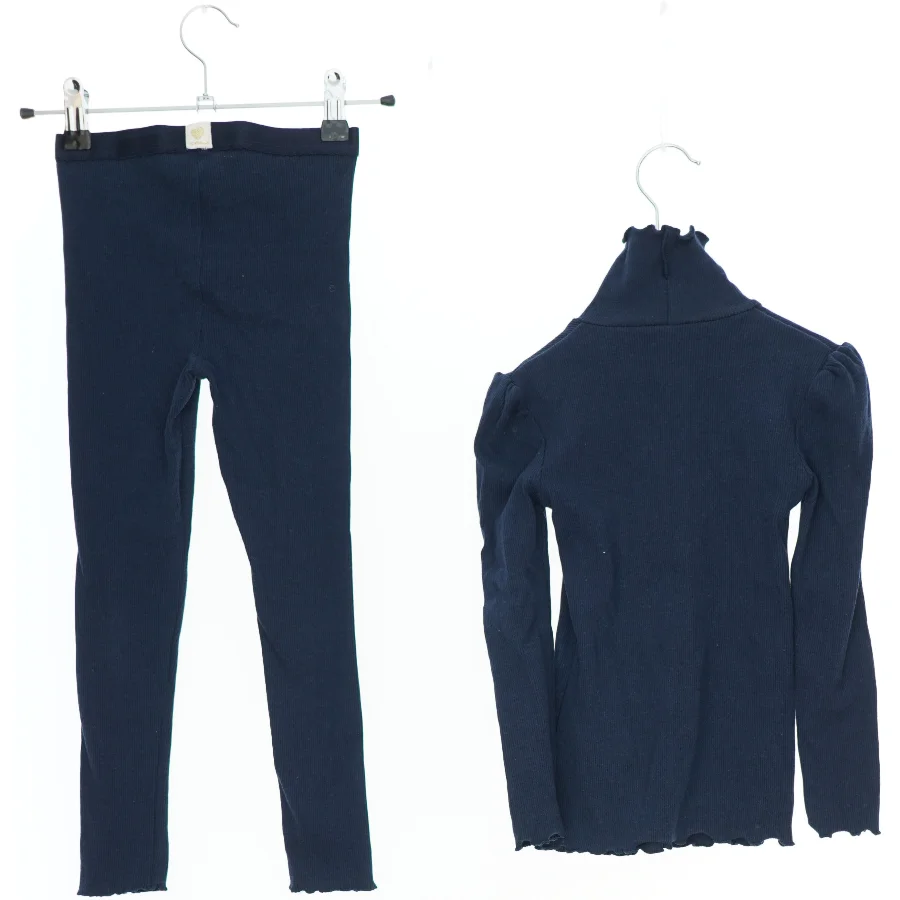 Mørkeblå trøje og leggings sæt fra Pomp de Lux (str. 110)