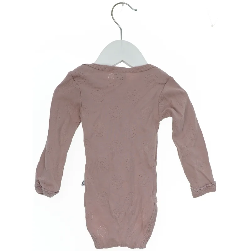 Langærmet bodystocking til baby fra Smallstuff (str. 80)