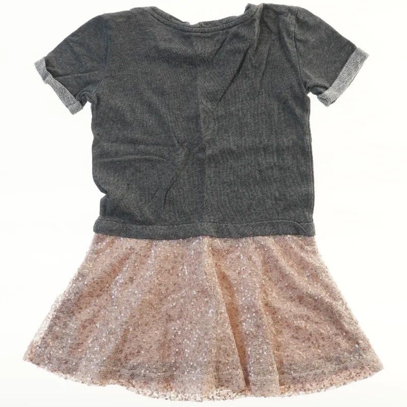 Grå og lyserød kjole fra Gap (str. 116)