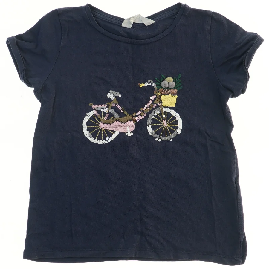 T-shirt med cykelmotiv fra H&M (str. 122)