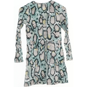 Langærmet kjole med slangeprint fra Molo (str. 110)
