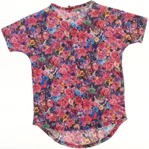 Blomstret T-Shirt fra Kids Up (str. 116)