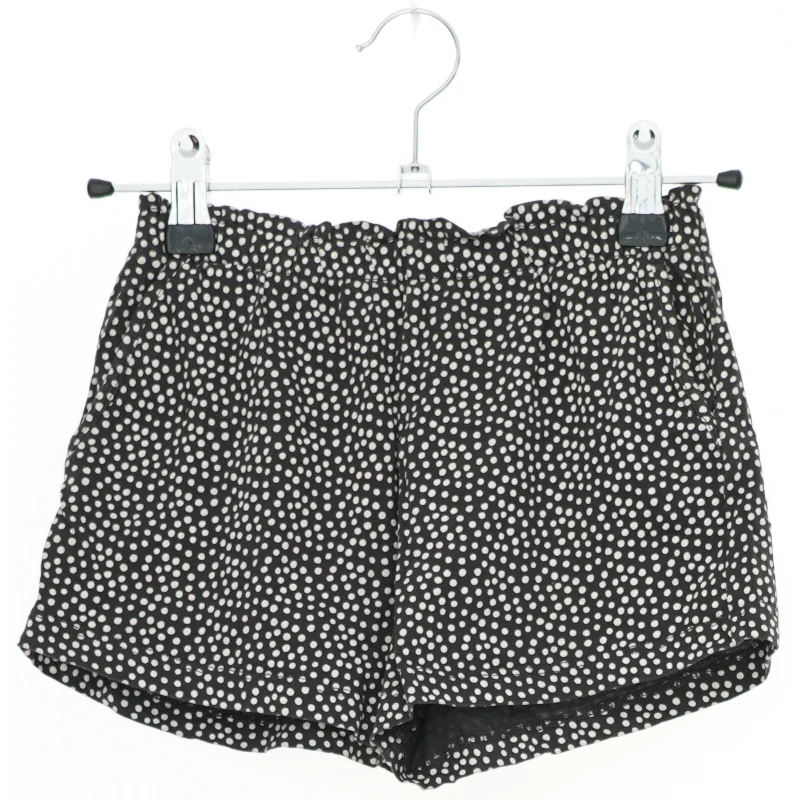 Sort shorts med hvide prikker fra H&M (str. 110)