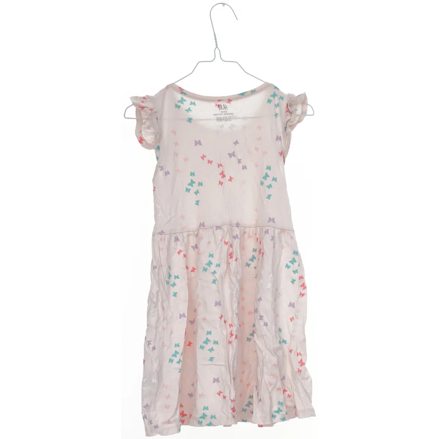 Kjole med sommerfuglemønster fra H&M (str. 110)