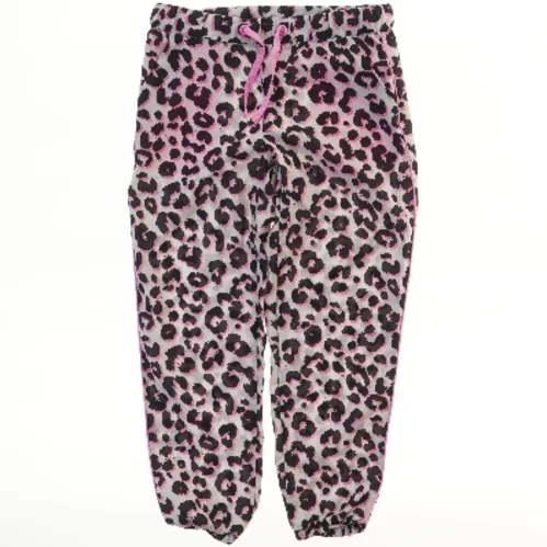 Leopardmønsterede bukser med pink snøre fra H&M (str. 134)