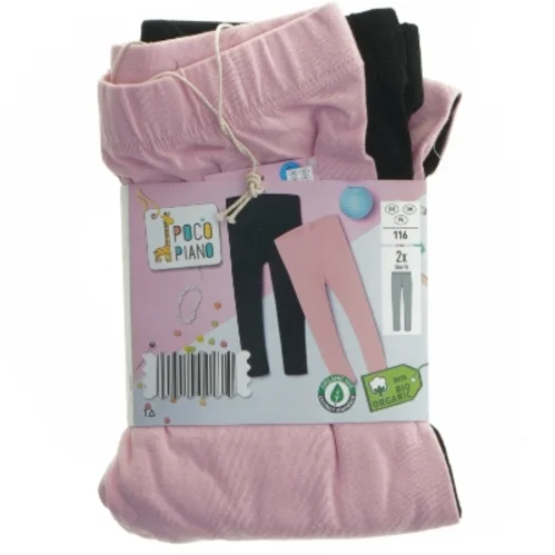 Børneleggings, 2-pak fra Poco Piano (str. 6 år)