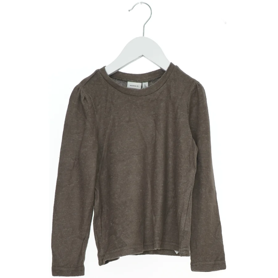 Brun langærmet bluse fra Name It fra Name It (str. 110)