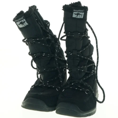 Sorte Kangaroos vinterstøvler fra Kangaroos (str. 32)