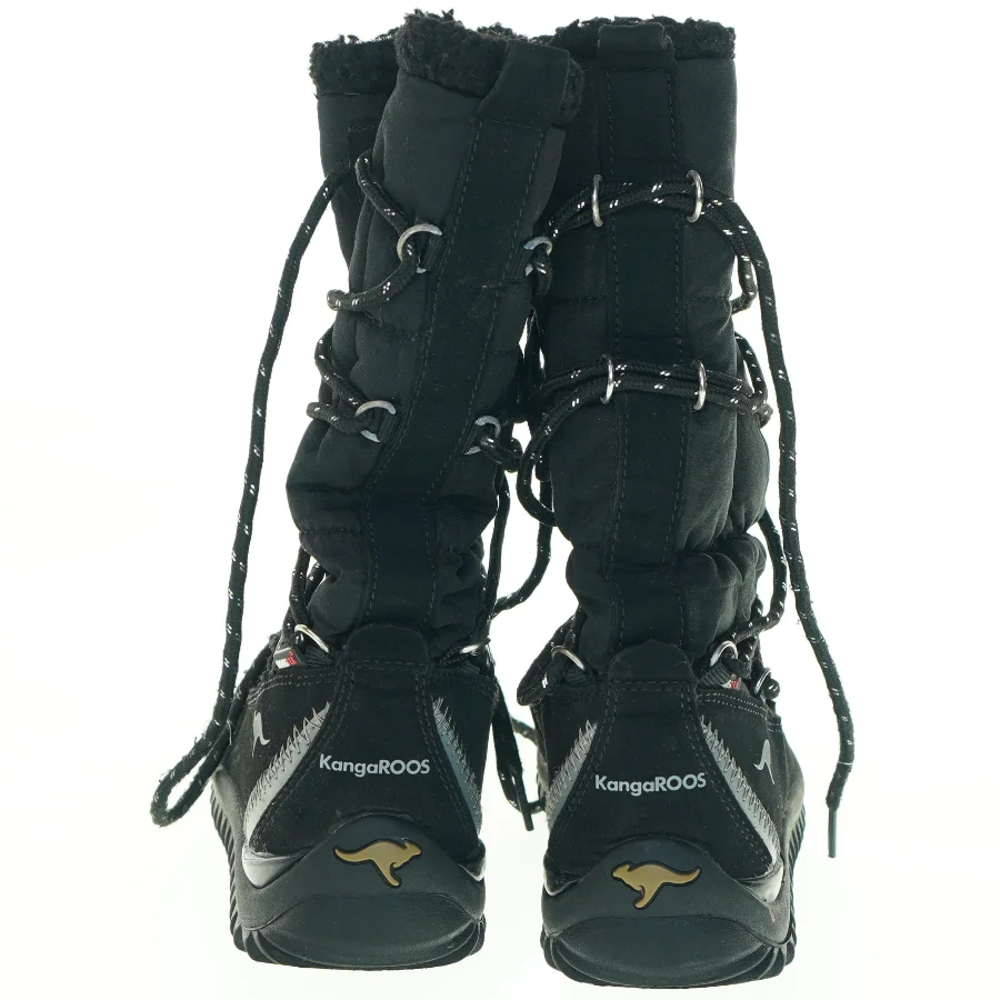Sorte Kangaroos vinterstøvler fra Kangaroos (str. 32)