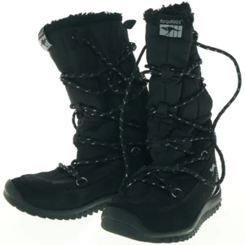 Sorte Kangaroos vinterstøvler fra Kangaroos (str. 32)