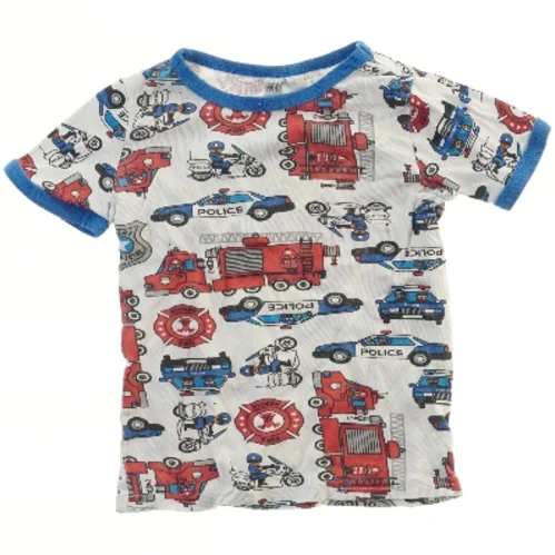 Børne T-shirt med køretøjsprint fra H&M (str. 98)