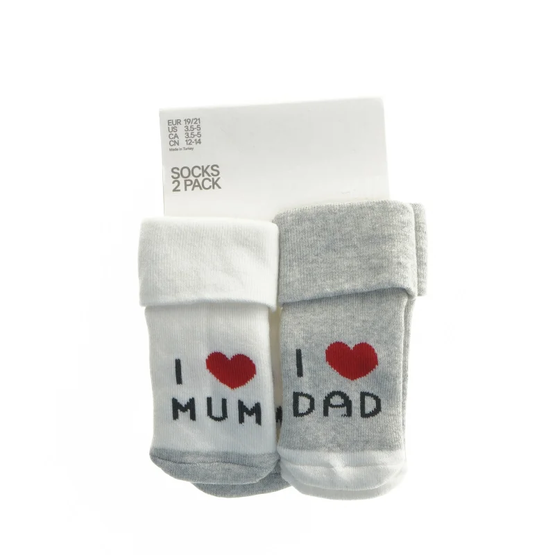 Baby sokker- 2 pak fra H&M (str. 21 )