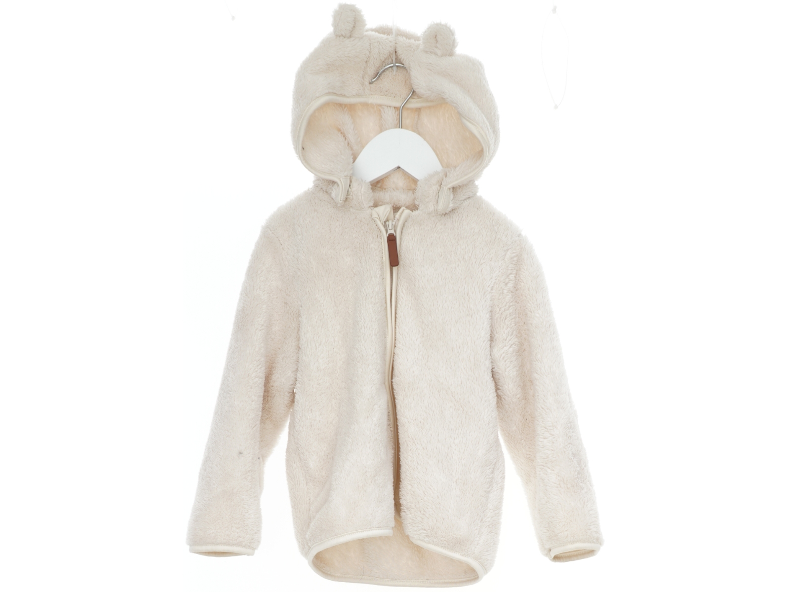 Børne fleecejakke med hætte fra H&M (str. 104)
