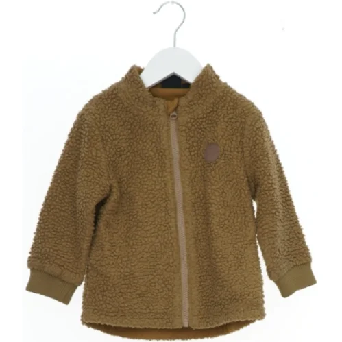 Brun fleecejakke til børn fra Petit (str. 92)
