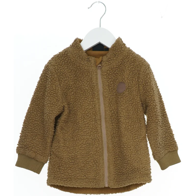 Brun fleecejakke til børn fra Petit (str. 92)