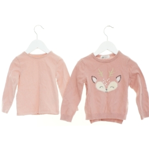 Bluse (2 stk.) fra H&M (str. 92 cm)