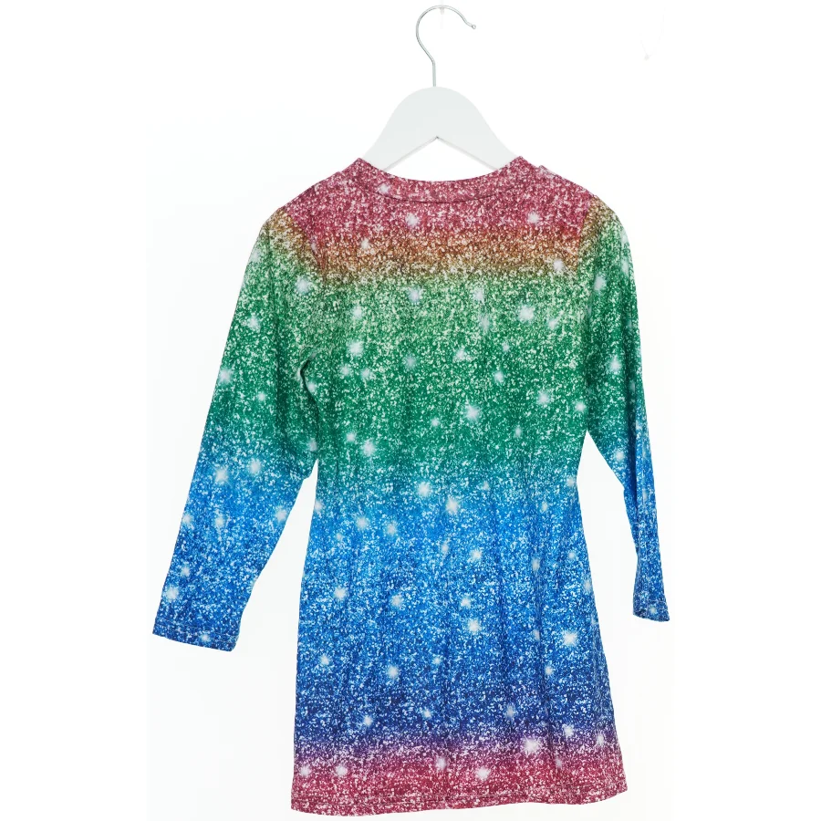 Langærmet kjole med enhjørning (str. 170)