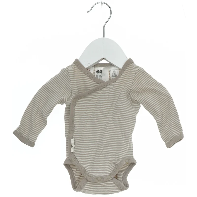 Stribet bodystocking med lange ærmer fra H&M (str. 50)
