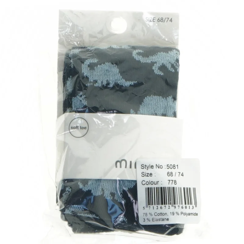 Baby strømpebukser med dinosaurmønster fra Minymo (str. 74)