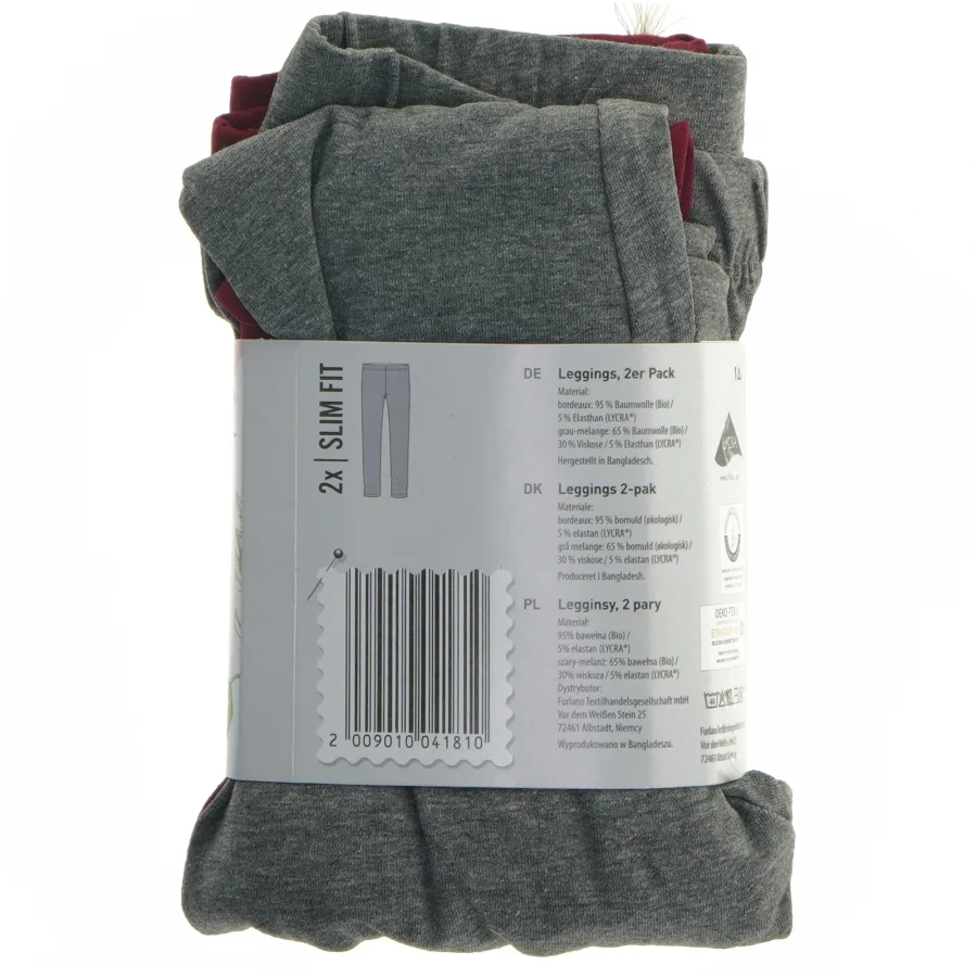 Leggings 2-pak, str. 5 år fra Poco Piano (str. 5 år)