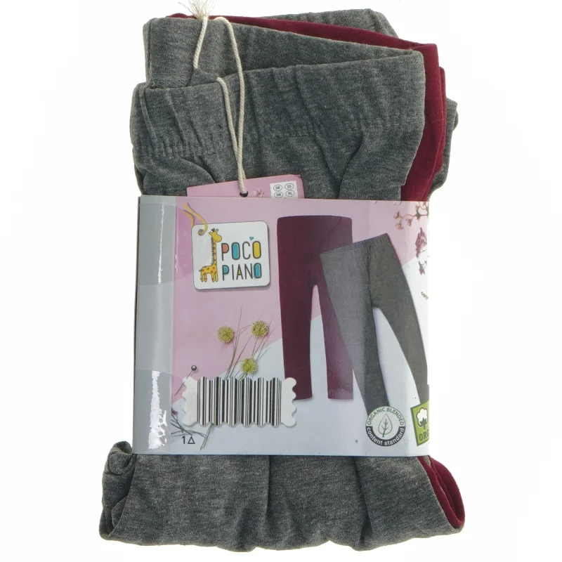Leggings 2-pak, str. 5 år fra Poco Piano (str. 5 år)
