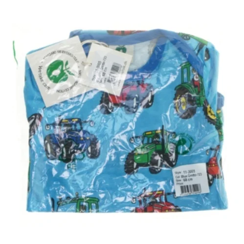 Baby bodystocking med traktorprint fra Småfolk (str. 68)