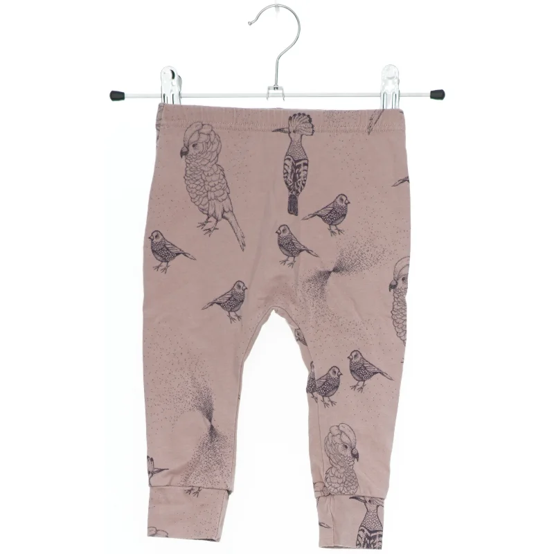 Børneleggings med fugleprint fra Fixoni (str. 74)