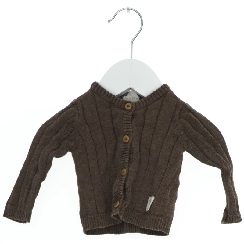 Brun cardigan til børn fra H&M (str. 56)