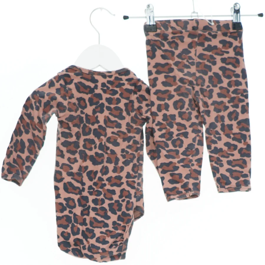 Leopard mønstret bodystocking og bukser sæt fra Krymmel (str. 68)