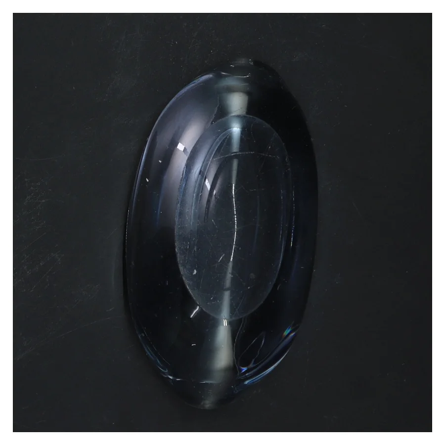 Holmegaard skål i blåt glas(str. 14 cm)