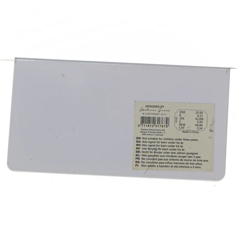 Bunny-design bogstøtte fra Søstrene Grene (str. 23x23 cm)