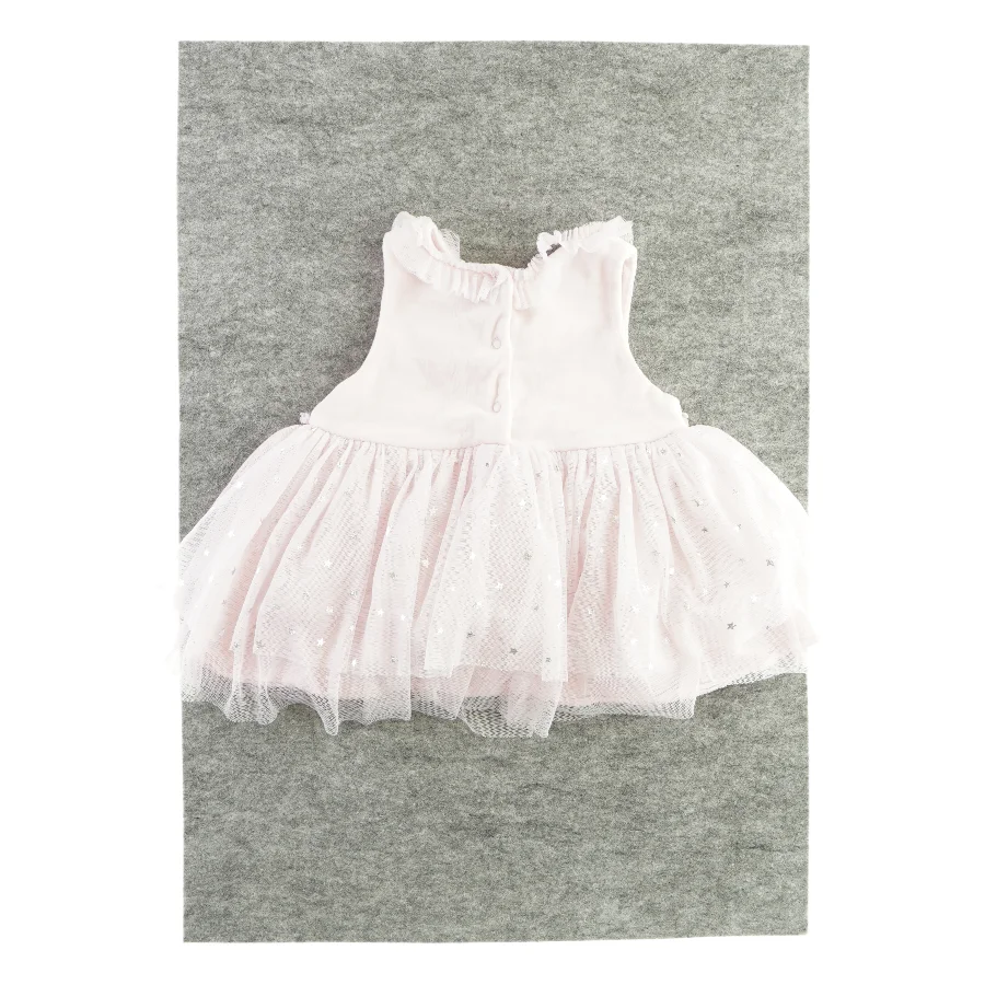 Kjole med tylskørte (Str. 62-68)