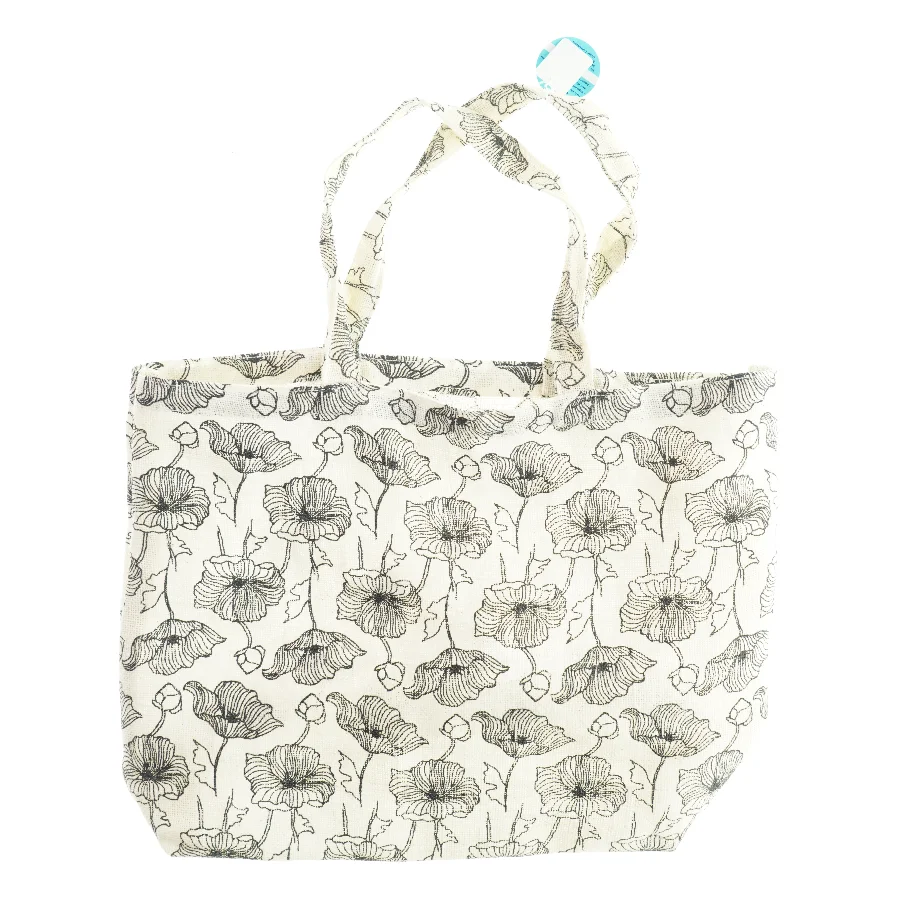 Taske med blomster (str. 55 x 15 x 40 cm)