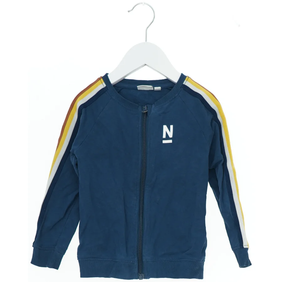 Blå Hættetrøje med Lynlås fra Name It (str. 98)