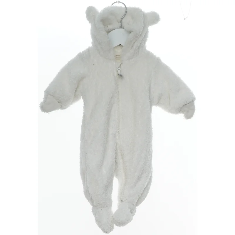 Fluffy babydragt med hætte og ører fra H&M (str. 50)