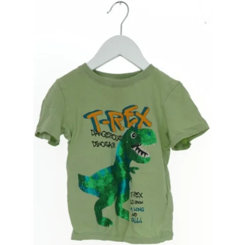 Grøn T-shirt med dinosaur print fra H&M (str. 98)