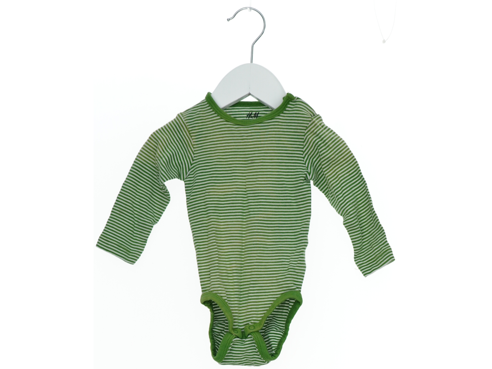 Stribet bodystocking til baby fra H&M (str. 68)