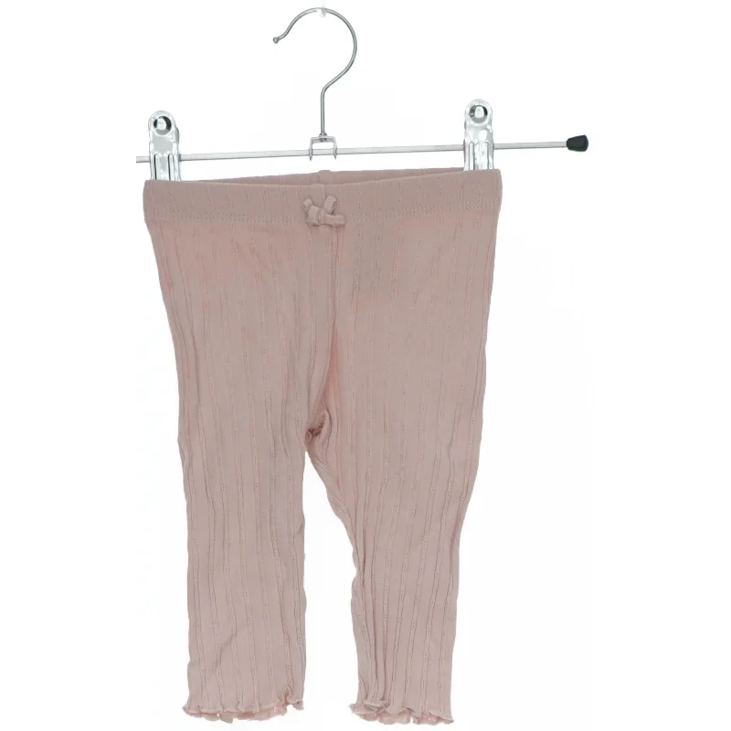 Lyserøde baby leggings med dekorativ sløjfe fra H&M (str. 62)