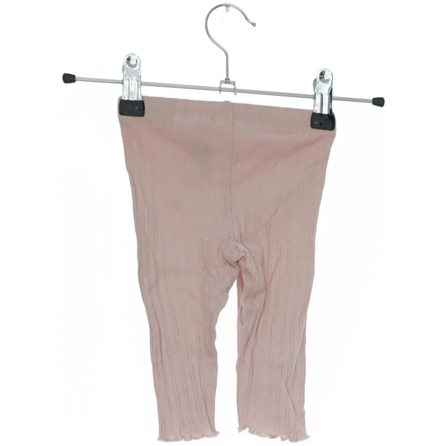 Lyserøde baby leggings med dekorativ sløjfe fra H&M (str. 62)