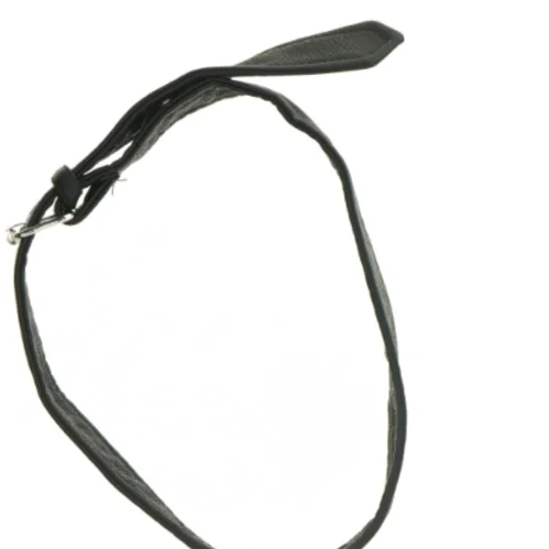 Læderbælte med metalspænde (str. 84 cm)