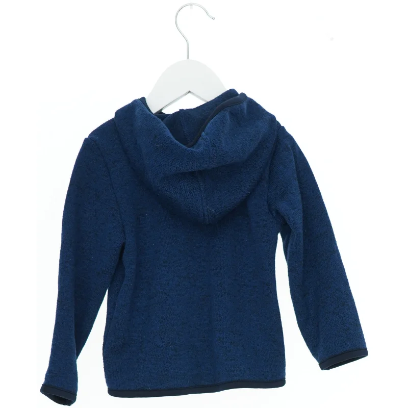 Blå børnetrøje med hætte fra H&M (str. 92)