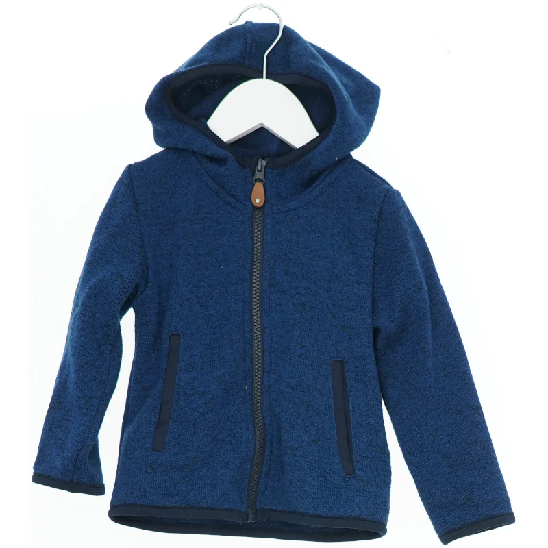 Blå børnetrøje med hætte fra H&M (str. 92)