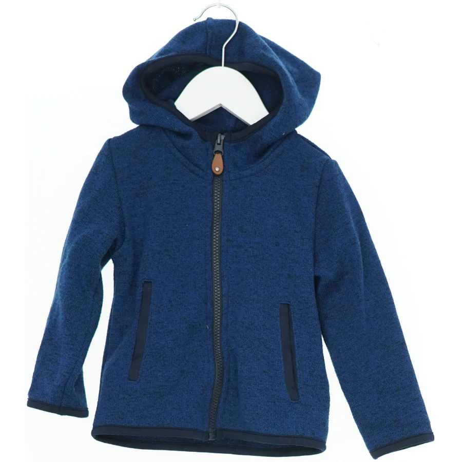 Blå børnetrøje med hætte fra H&M (str. 92)