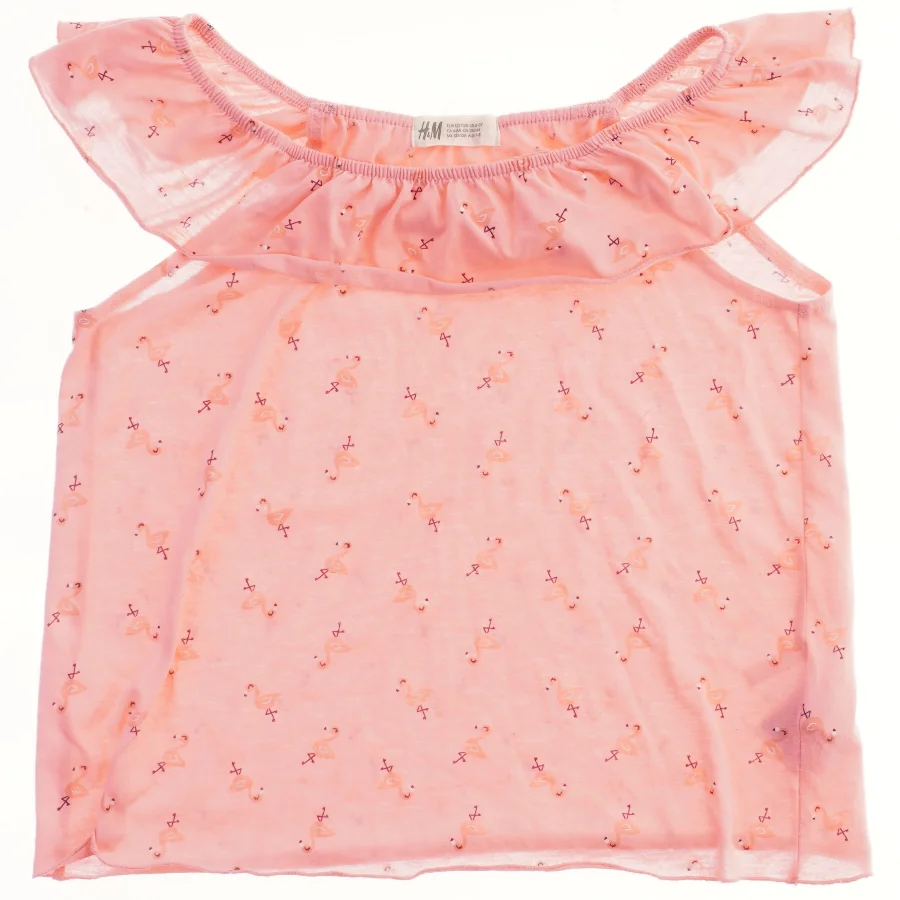 Pigetop med flamingoprint fra H&M (str. 122)
