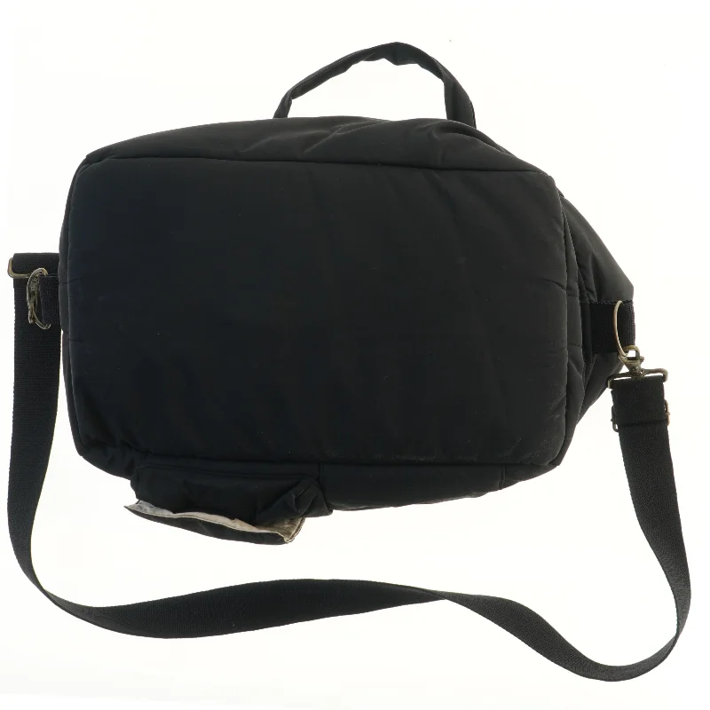 Stor sort pusletaske fra Konges Sløjd (str. 45x28 cm)